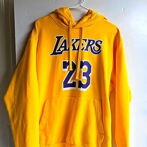 Lakers James 23 Hoodie/ Size Large